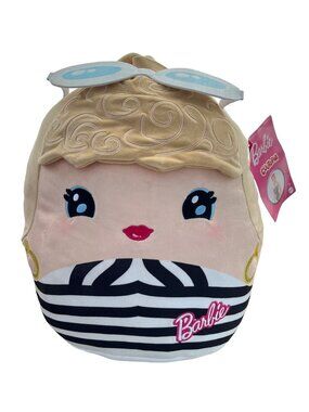 Barbie Cuutopia Plush Doll 12" Striped Bathing Suit Doll Squishable Ages 3+ NEW